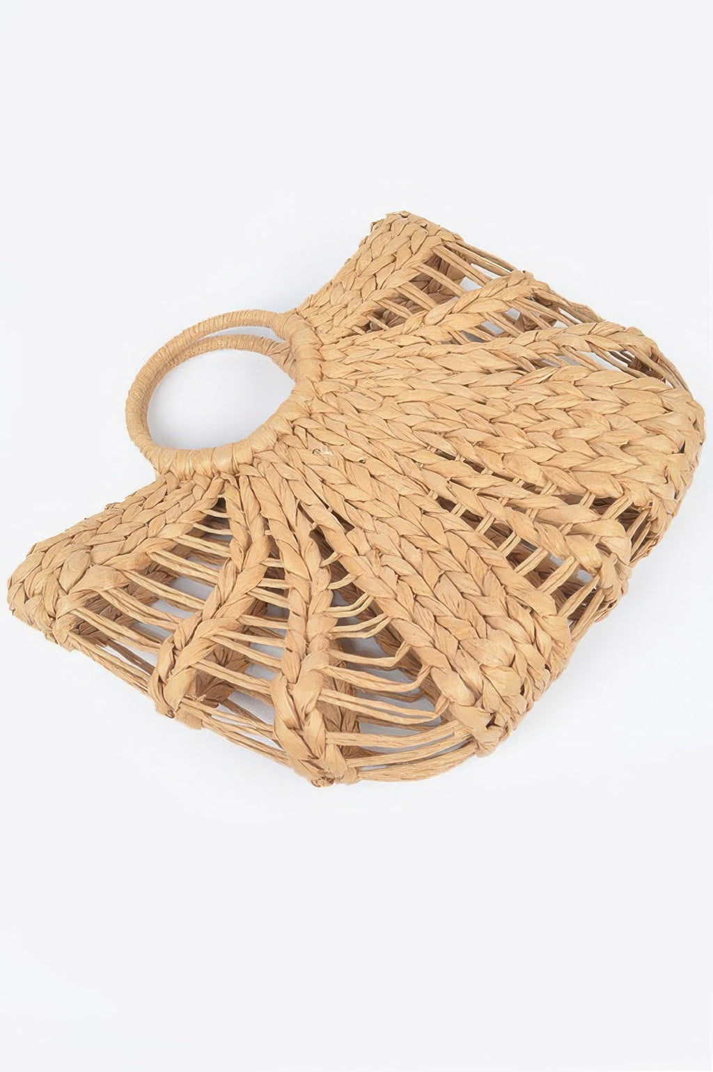 Sac de plage en paille fait à la main