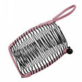 Pince Banane Élastique Double Face Peigne à Cheveux Facile pour Femmes Paresseuses Outil de Coiffure pour Cheveux Épais et Bouclés Accessoires pour Faire des Queues de Cheval, des Mohawks et des Chignons pour Femmes aux Cheveux Bouclés