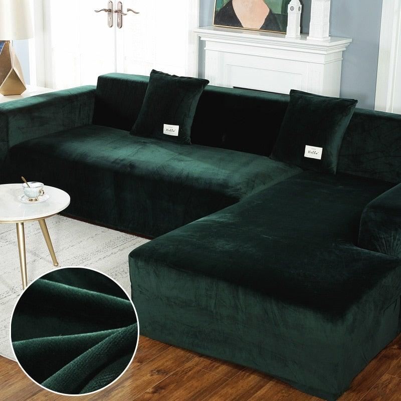 Housse de canapé extensible – Revêtement de canapé de salon – Housse de meuble lavable en machine – Housses de canapé élastiques – Méridienne pour salon – Fauteuil d'angle – Housse de coussin élastique – Housse de canapé 3 places pour la maison