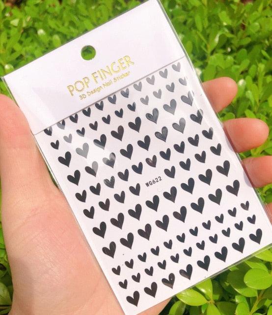 Autocollant de ligne pour ongles, fin, autocollant, décollable, argent/or/blanc/noir, accessoires autocollants dorés, décalcomanie de ligne pour ongles, auto-adhésive, motif vague 3D, décoration de courbe métallique pour femmes et filles