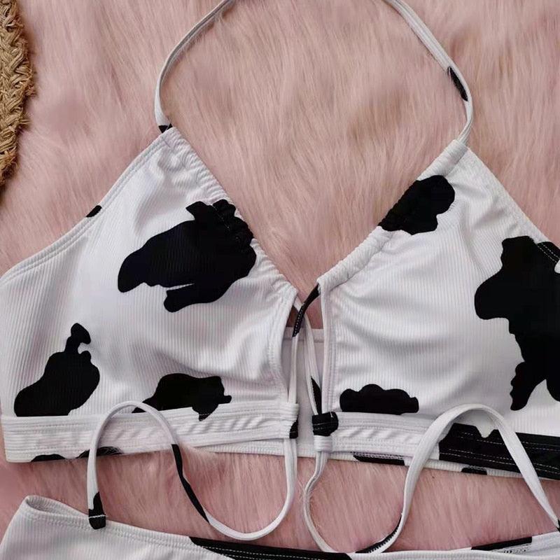 Maillot de bain deux pièces grande taille à rayures pour femmes Maillot de bain taille haute deux pièces grande taille pour femmes Maillot de bain taille haute Maillot de bain taille haute épaules dénudées Maillot de bain échancré
