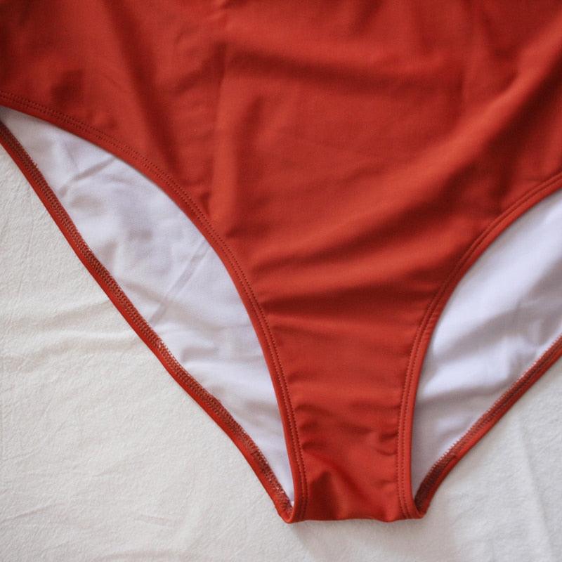 Maillot de bain deux pièces grande taille à rayures pour femmes Maillot de bain taille haute deux pièces grande taille pour femmes Maillot de bain taille haute Maillot de bain taille haute épaules dénudées Maillot de bain échancré