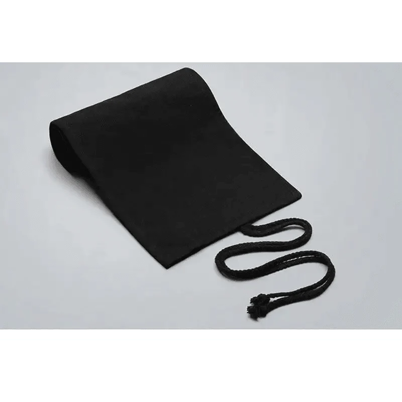 Trousse à Crayon Rétro en Toile Noire pour Étudiants, de Haute Qualité, Pochette de Papeterie