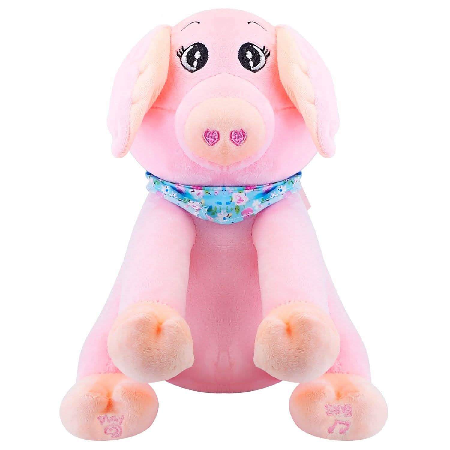 Peluche Cochon Animée Coucou