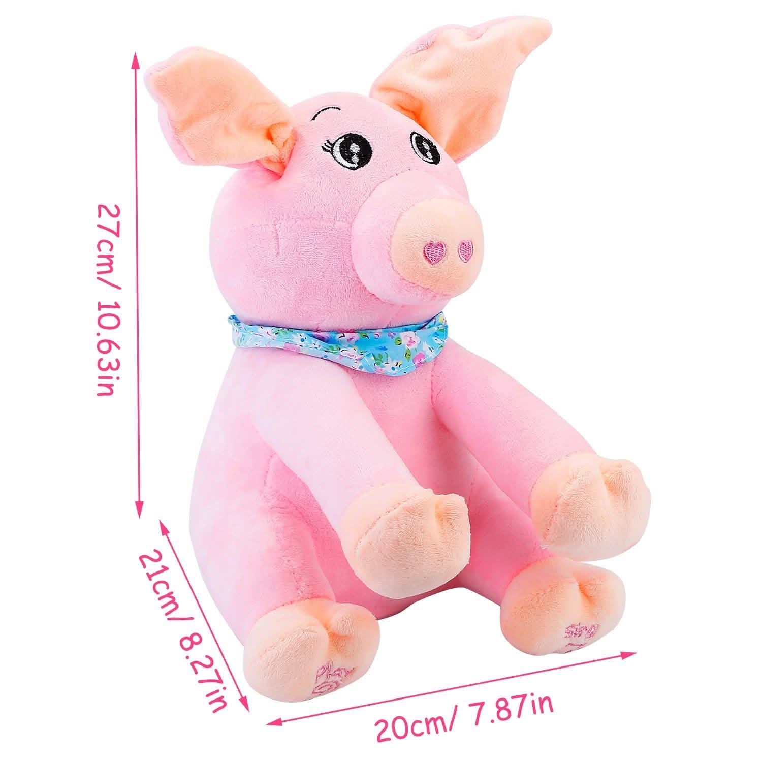 Peluche Cochon Animée Coucou