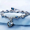 Superbe bracelet strassé Cœur de l'Océan pour filles