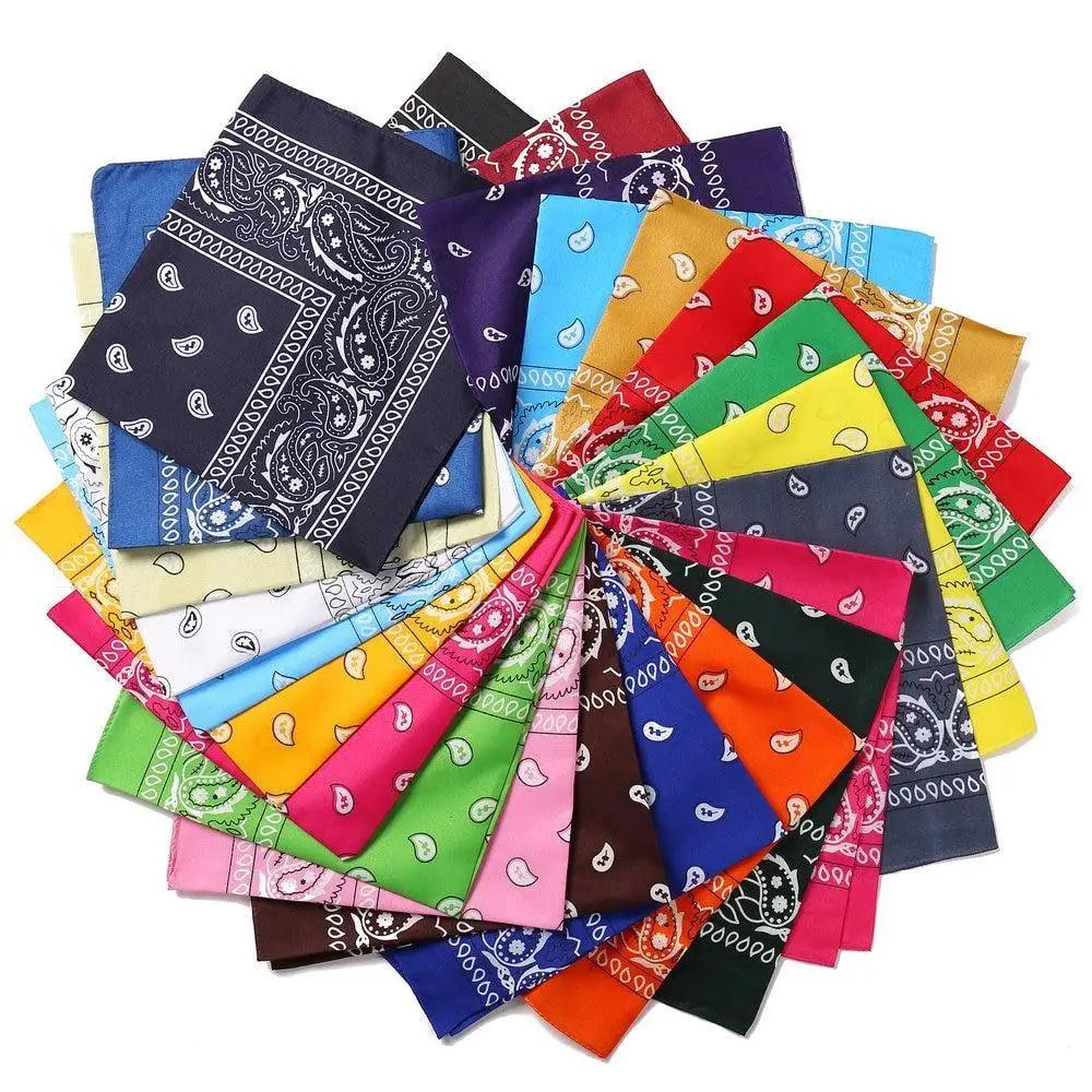 Superbes Bandeaux Foulards Imprimés Pour Filles, Femmes Et Enfants, Foulard Carré Unisexe Turban Bandeau Accessoires Pour Cheveux