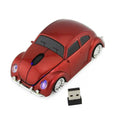 Souris sans fil 2,4 GHz élégante en forme de voiture, souris USB pour ordinateur 1200 DPI, souris de bureau au design unique de voiture de sport 3D pour gamer