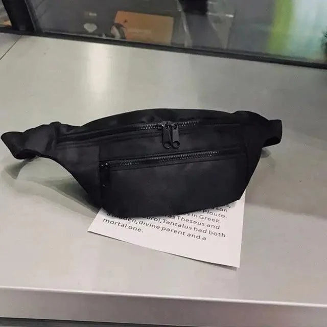 Sac banane élégant et à la mode pour femme, idéal pour les festivals, les voyages, motif à carreaux noirs et blancs