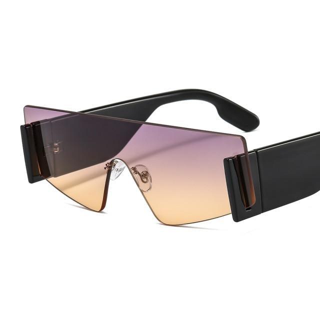 Lunettes de soleil élégantes à monture fine, de forme carrée classique pour femmes et hommes. Nouvelles lunettes de soleil oversize et de style rétro, monture rectangulaire. Lunettes de soleil oversize et tendance pour femmes.
