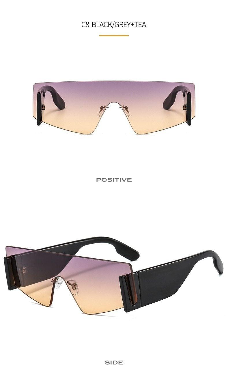 Lunettes de soleil élégantes à monture fine, de forme carrée classique pour femmes et hommes. Nouvelles lunettes de soleil oversize et de style rétro, monture rectangulaire. Lunettes de soleil oversize et tendance pour femmes.