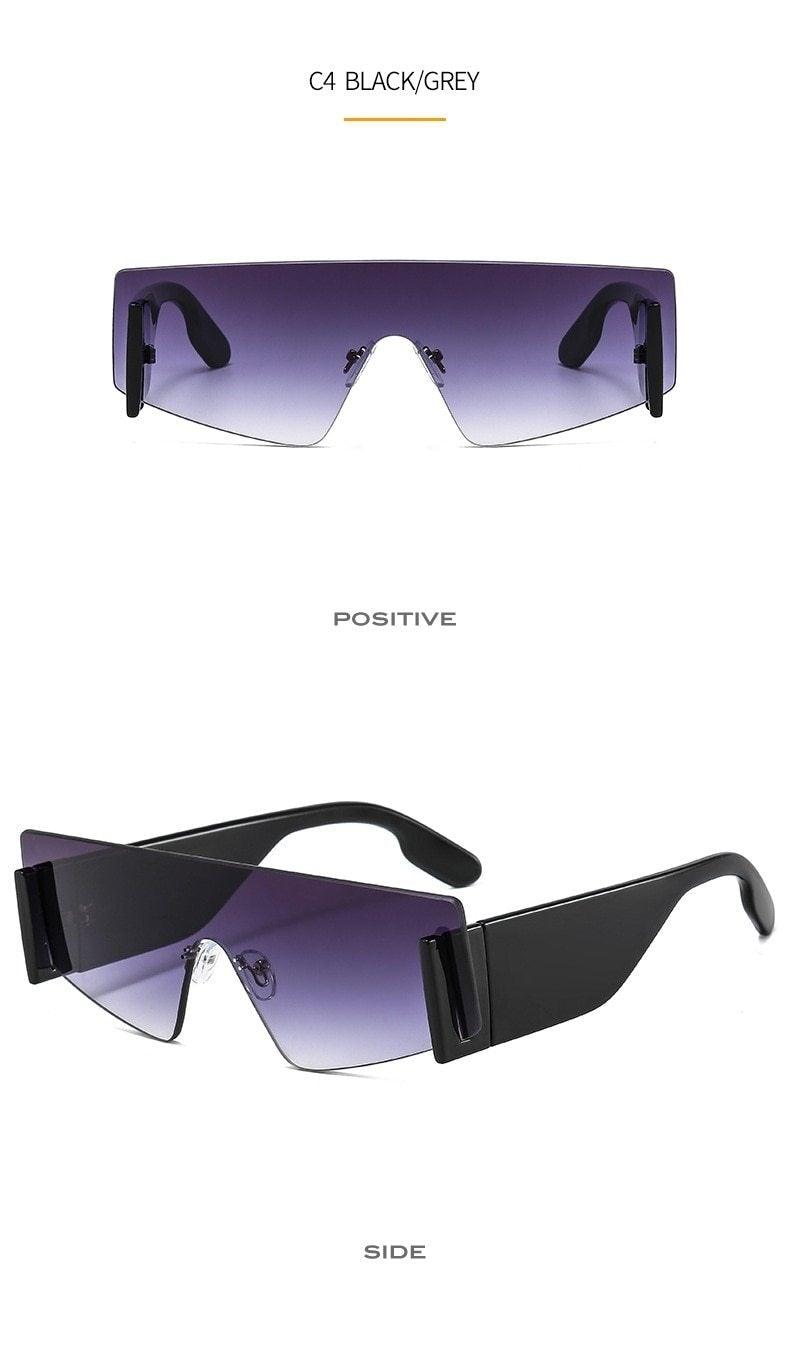 Lunettes de soleil élégantes à monture fine, de forme carrée classique pour femmes et hommes. Nouvelles lunettes de soleil oversize et de style rétro, monture rectangulaire. Lunettes de soleil oversize et tendance pour femmes.
