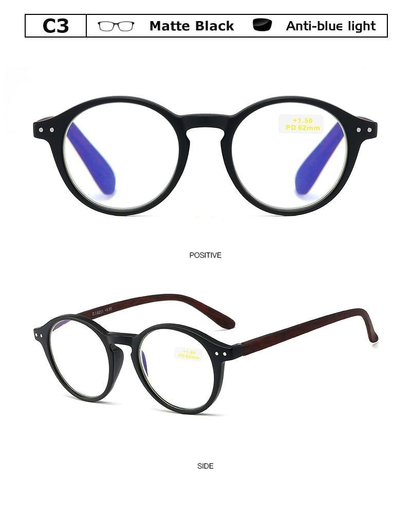 Lunettes de lecture élégantes anti-lumière bleue pour hommes et femmes monture flexible charnière à ressort lunettes d'ordinateur presbytie pour femmes nouvelles lunettes de soleil à la mode