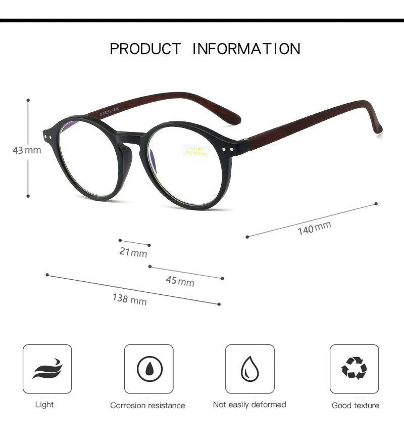 Lunettes de lecture élégantes anti-lumière bleue pour hommes et femmes monture flexible charnière à ressort lunettes d'ordinateur presbytie pour femmes nouvelles lunettes de soleil à la mode