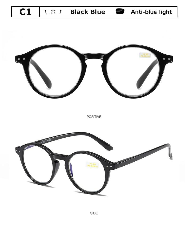 Lunettes de lecture élégantes anti-lumière bleue pour hommes et femmes monture flexible charnière à ressort lunettes d'ordinateur presbytie pour femmes nouvelles lunettes de soleil à la mode