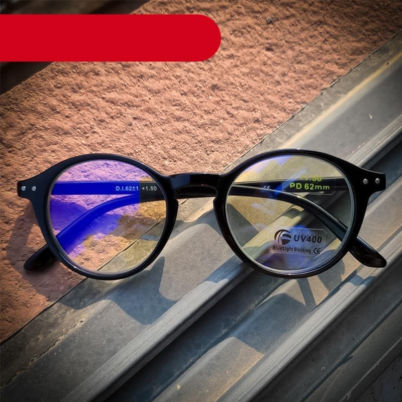 Lunettes de lecture élégantes anti-lumière bleue pour hommes et femmes monture flexible charnière à ressort lunettes d'ordinateur presbytie pour femmes nouvelles lunettes de soleil à la mode