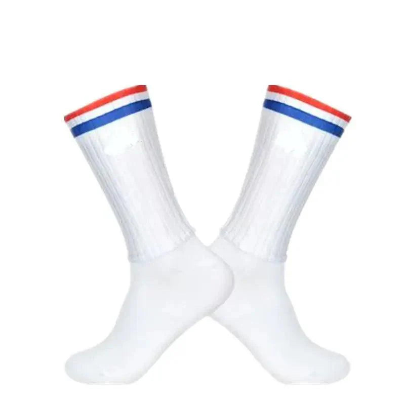 Chaussettes de Cyclisme Estivales Élégantes Respirantes pour Hommes, Antidérapantes, Sans Couture, Chaussettes de Sport Modernes pour Hommes, Chaussettes de Course et de Sport