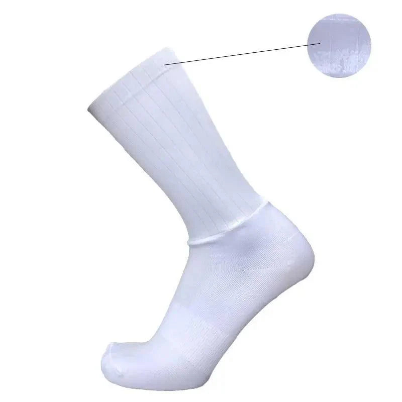 Chaussettes de Cyclisme Estivales Élégantes Respirantes pour Hommes, Antidérapantes, Sans Couture, Chaussettes de Sport Modernes pour Hommes, Chaussettes de Course et de Sport