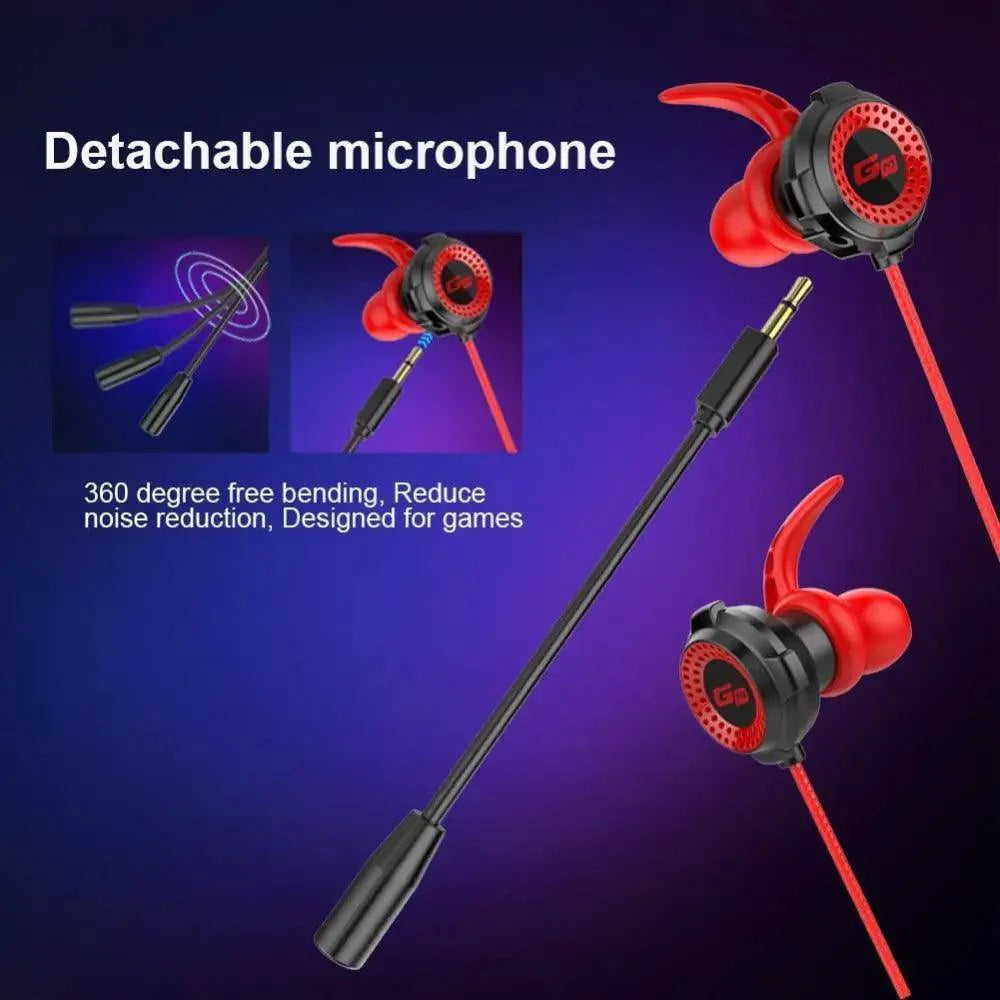 Élégants Écouteurs filaires intra-auriculaires portables universels à réduction dynamique du bruit avec suppression de bruit et fonction d'appel