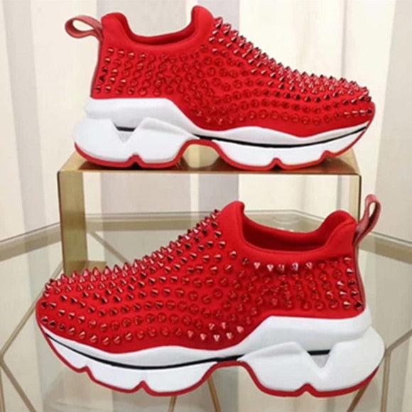 Baskets élégantes pour femmes avec antidérapant Confortables Sport Été Nouveau Mesh Respirant Plateforme Augmentée Chaussures de mode Baskets de course pour femmes