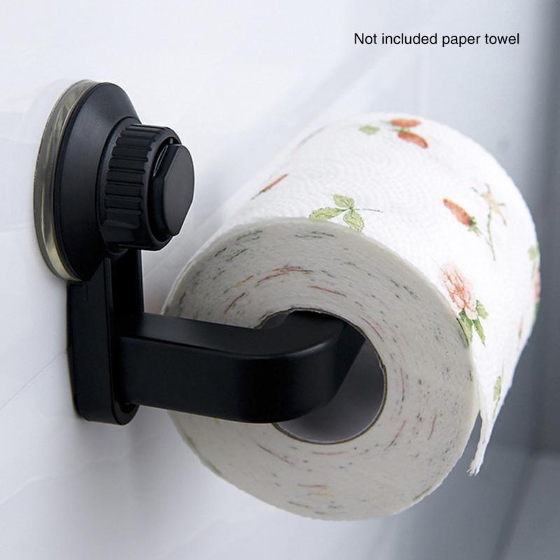 Ventouse Étagère Cuisine Salle de Bain Rangement Étanche Anti-Humidité Porte-Serviettes Étagère Papier Toilette Adhésif Mural Barre Porte-Serviettes Accessoires de Salle de Bain Quincaillerie de Salle de Bain