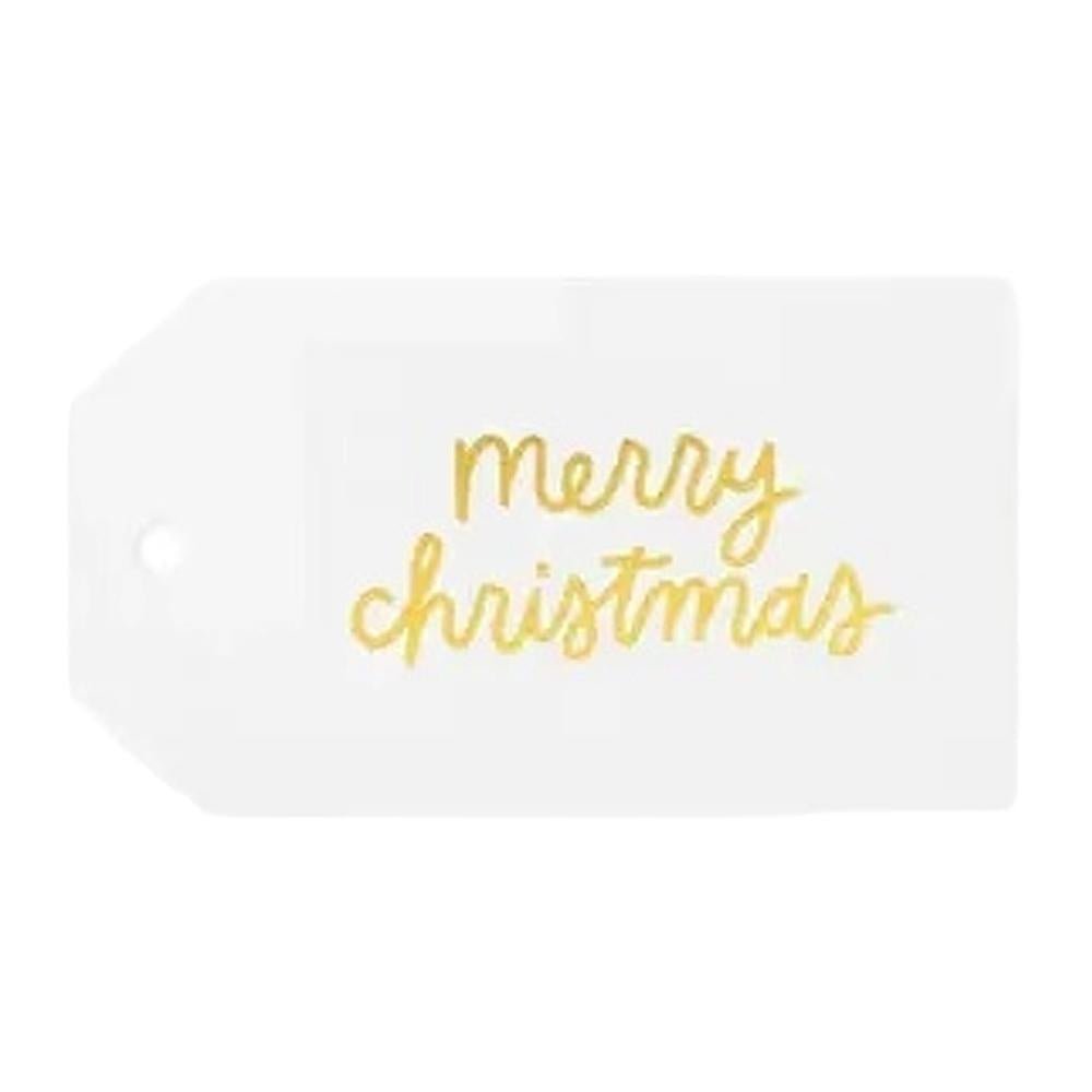 Sugar Paper - Étiquette cadeau « Joyeux Noël doré » (1 pièce)