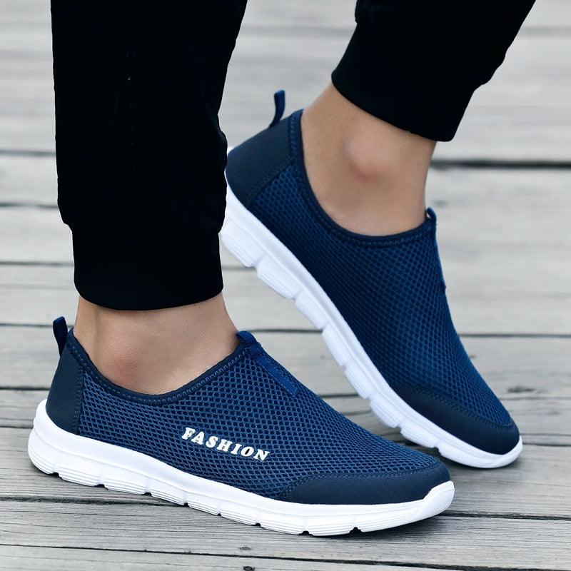 Chaussures de sport d'été respirantes et confortables pour hommes, baskets de marche, chaussures de sport de plein air pour hommes, baskets de course ultra légères et respirantes, chaussures de marche antidérapantes, baskets de sport à la mode