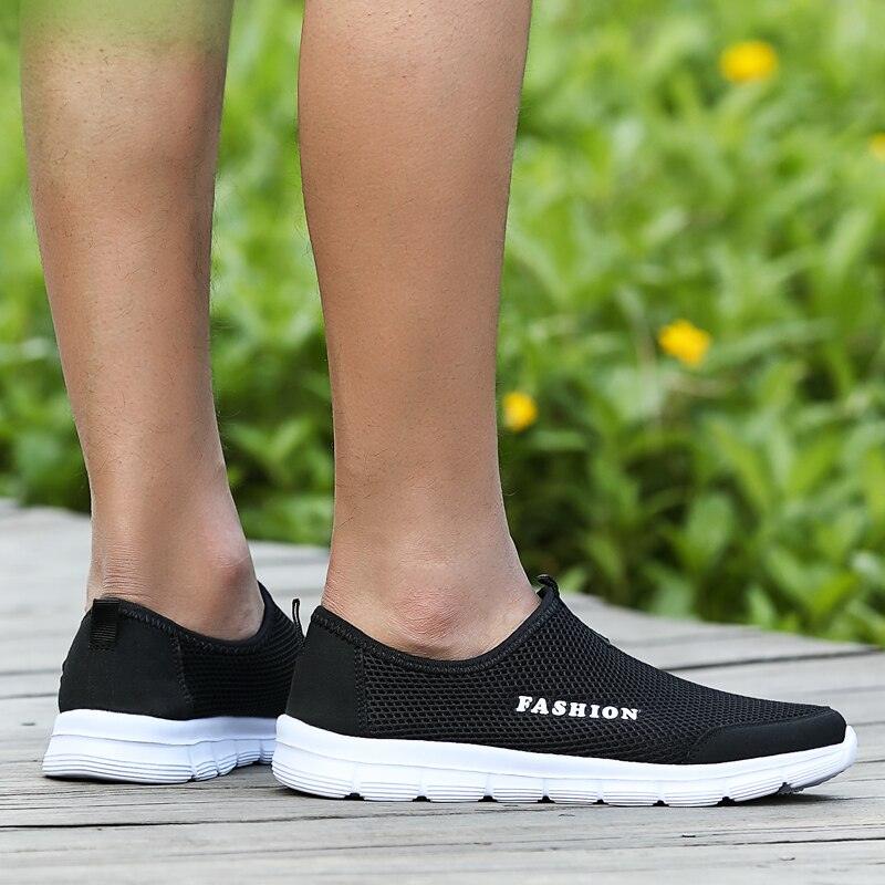 Chaussures de sport d'été respirantes et confortables pour hommes, baskets de marche, chaussures de sport de plein air pour hommes, baskets de course ultra légères et respirantes, chaussures de marche antidérapantes, baskets de sport à la mode