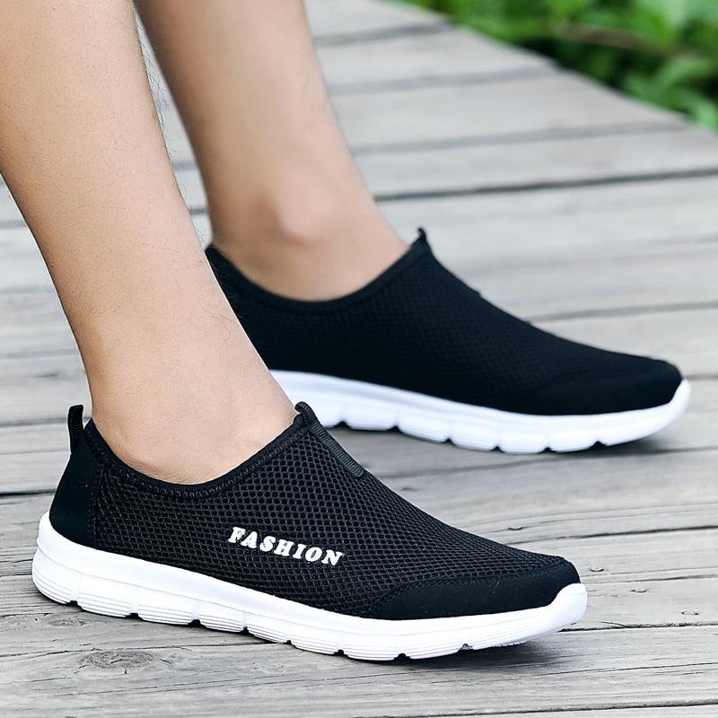 Chaussures de sport d'été respirantes et confortables pour hommes, baskets de marche, chaussures de sport de plein air pour hommes, baskets de course ultra légères et respirantes, chaussures de marche antidérapantes, baskets de sport à la mode