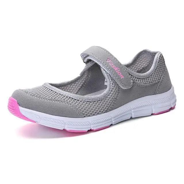 Baskets d'été respirantes pour femmes Baskets de sport en maille élégantes et confortables