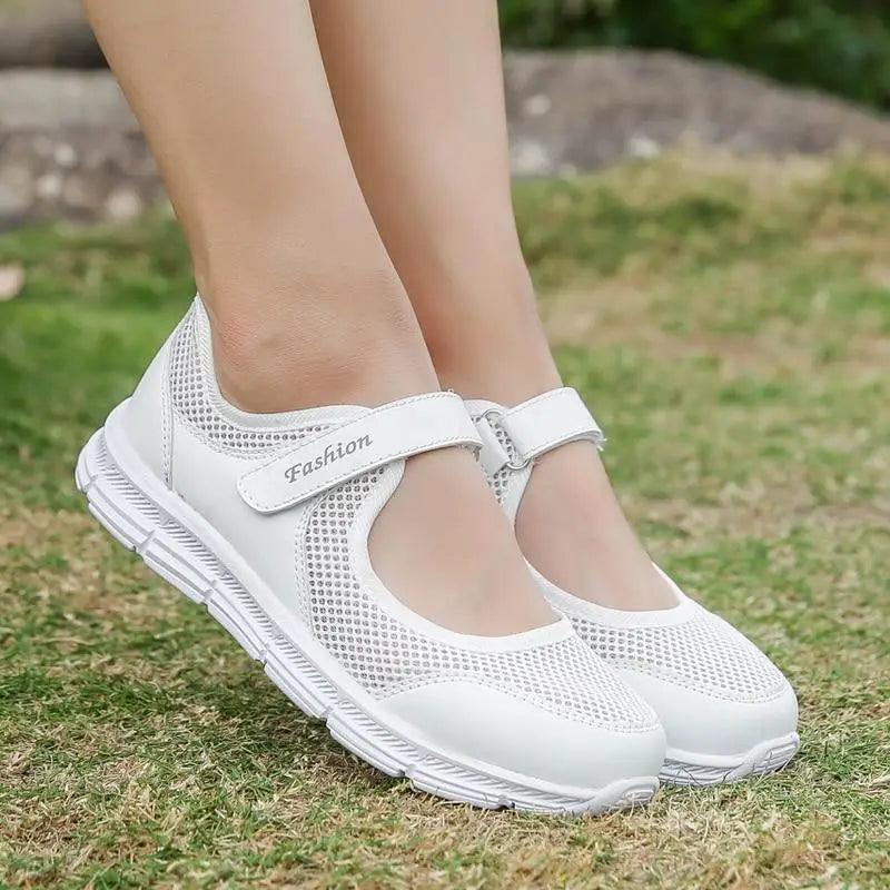 Baskets d'été respirantes pour femmes Baskets de sport en maille élégantes et confortables