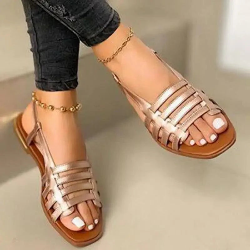 Sandales Femme Cristal Brillant Été Mode Confort Luxe Antidérapantes