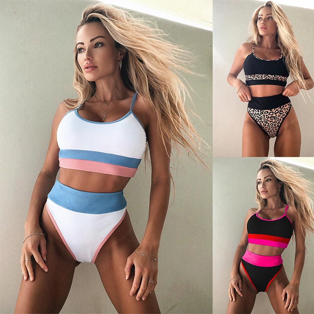 Maillot de bain deux pièces vintage mignon pour femme, maillot de bain fendu, maillot de bain d'été, bikini ample, maillot de bain rétro, maillot de bain de plage tendance, spa d'été, plage, surf, sport