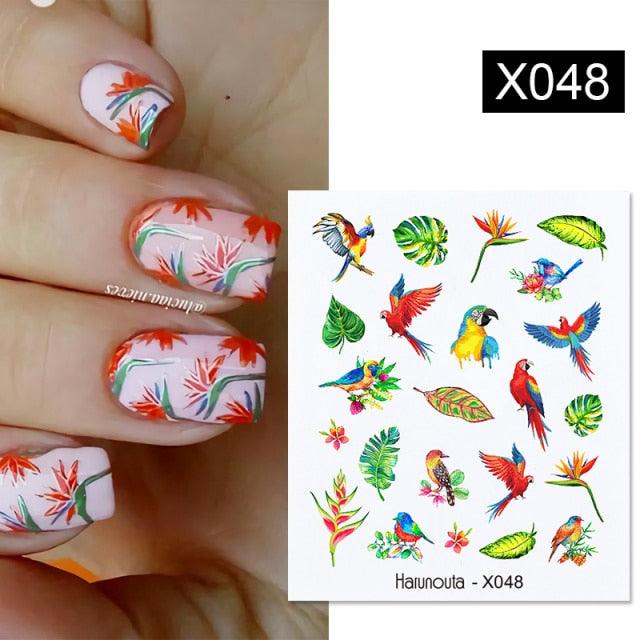 Décalcomanies à l'eau fruits d'été Kiwi Banane Fraise Fleur Alphabet Feuilles Autocollants Nail Art Wraps Curseur Décorations Tranches Nail Art Fruits 3D, Fournitures Nail Art Slime Fruits d'été Décorations Nail Art Flocons de Fruits Accessoires Nail