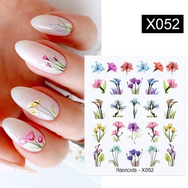 Décalcomanies à l'eau fruits d'été Kiwi Banane Fraise Fleur Alphabet Feuilles Autocollants Nail Art Wraps Curseur Décorations Tranches Nail Art Fruits 3D, Fournitures Nail Art Slime Fruits d'été Décorations Nail Art Flocons de Fruits Accessoires Nail