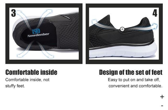 Chaussures légères d'été pour hommes, qualité respirante, chaussures de marche décontractées ultra légères et respirantes de style espadrille, chaussures de sport antidérapantes et athlétiques.