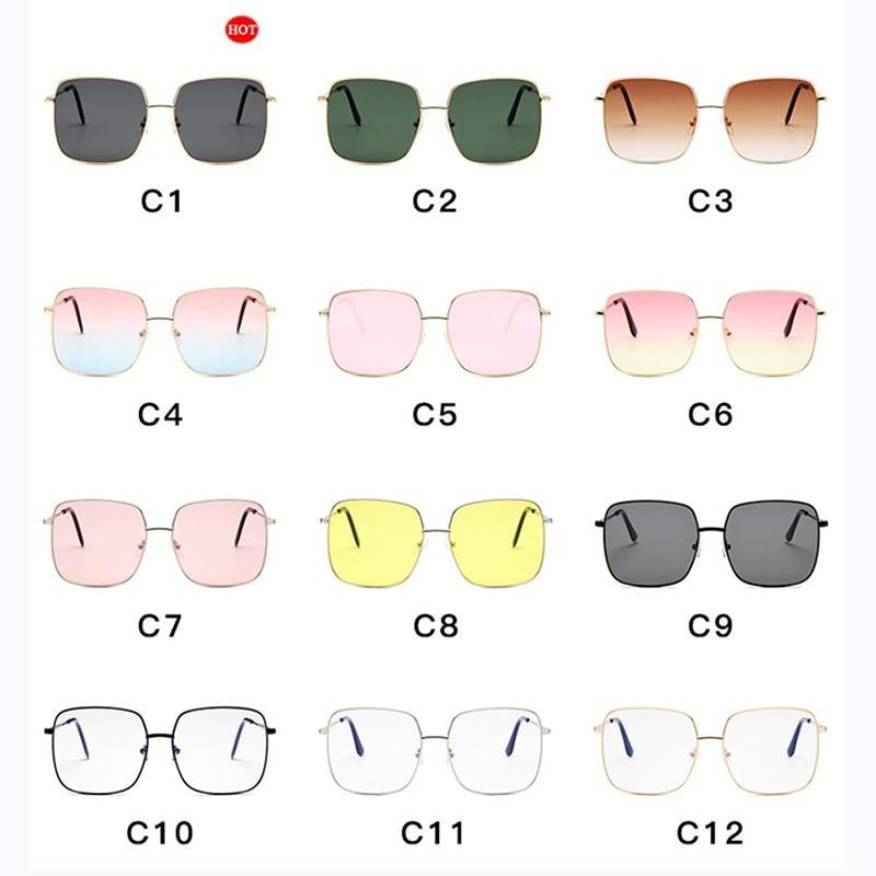 Lunettes de soleil carrées de luxe d'été pour femmes, design élégant, lunettes pour femmes et hommes, design tendance, lunettes légères, lunettes de soleil de protection UV pour femmes