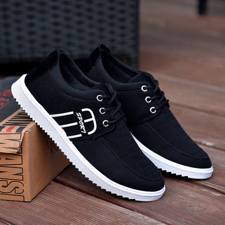 Chaussures d'été décontractées élégantes pour hommes, en toile respirante, mode, décontractées, sneakers, respirantes, confortables, pour la marche, design moderne
