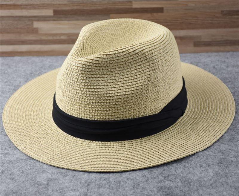 Chapeaux d'été d'extérieur pour hommes grande taille, chapeau de paille large bord pour dames, chapeau de paille de luxe unisexe, chapeaux de cérémonie classiques pour hommes, accessoires de fête