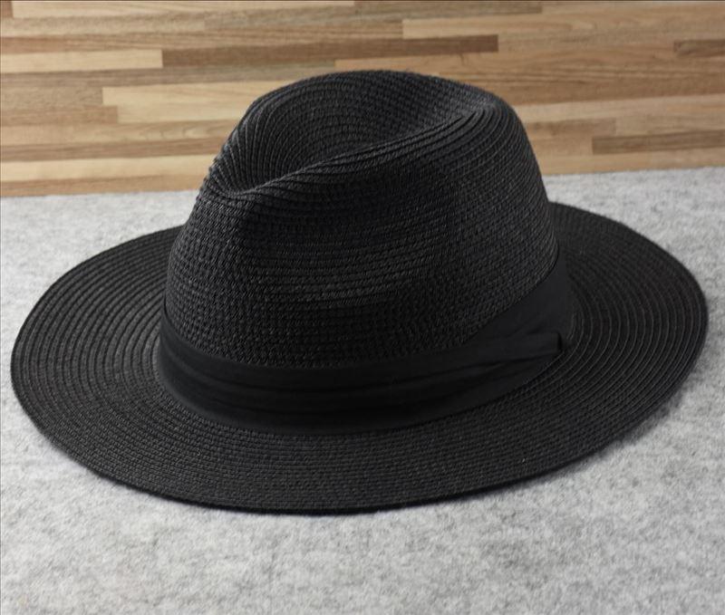 Chapeaux d'été d'extérieur pour hommes grande taille, chapeau de paille large bord pour dames, chapeau de paille de luxe unisexe, chapeaux de cérémonie classiques pour hommes, accessoires de fête