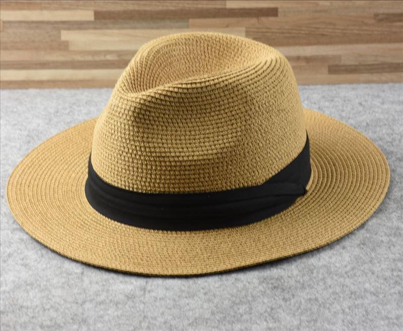 Chapeaux d'été d'extérieur pour hommes grande taille, chapeau de paille large bord pour dames, chapeau de paille de luxe unisexe, chapeaux de cérémonie classiques pour hommes, accessoires de fête