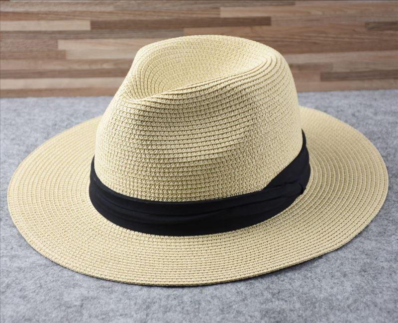 Chapeaux d'été d'extérieur pour hommes grande taille, chapeau de paille large bord pour dames, chapeau de paille de luxe unisexe, chapeaux de cérémonie classiques pour hommes, accessoires de fête