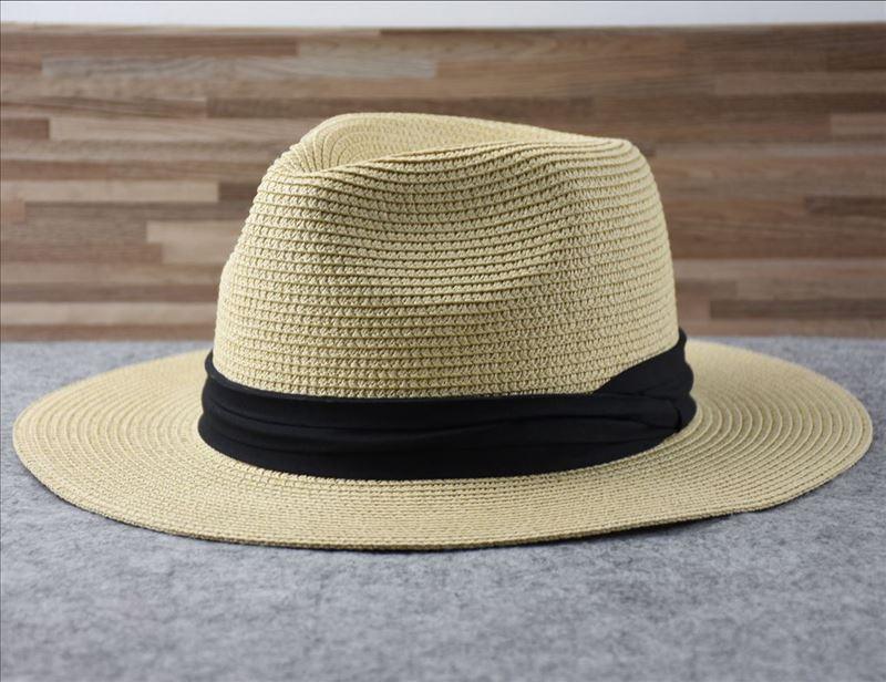 Chapeaux d'été d'extérieur pour hommes grande taille, chapeau de paille large bord pour dames, chapeau de paille de luxe unisexe, chapeaux de cérémonie classiques pour hommes, accessoires de fête