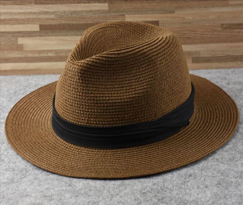 Chapeaux d'été d'extérieur pour hommes grande taille, chapeau de paille large bord pour dames, chapeau de paille de luxe unisexe, chapeaux de cérémonie classiques pour hommes, accessoires de fête