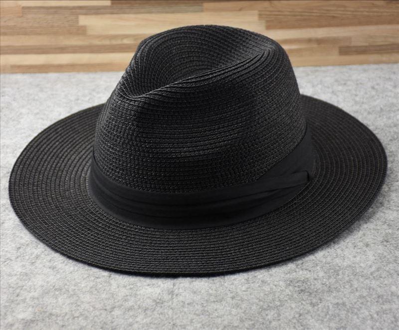 Chapeaux d'été d'extérieur pour hommes grande taille, chapeau de paille large bord pour dames, chapeau de paille de luxe unisexe, chapeaux de cérémonie classiques pour hommes, accessoires de fête