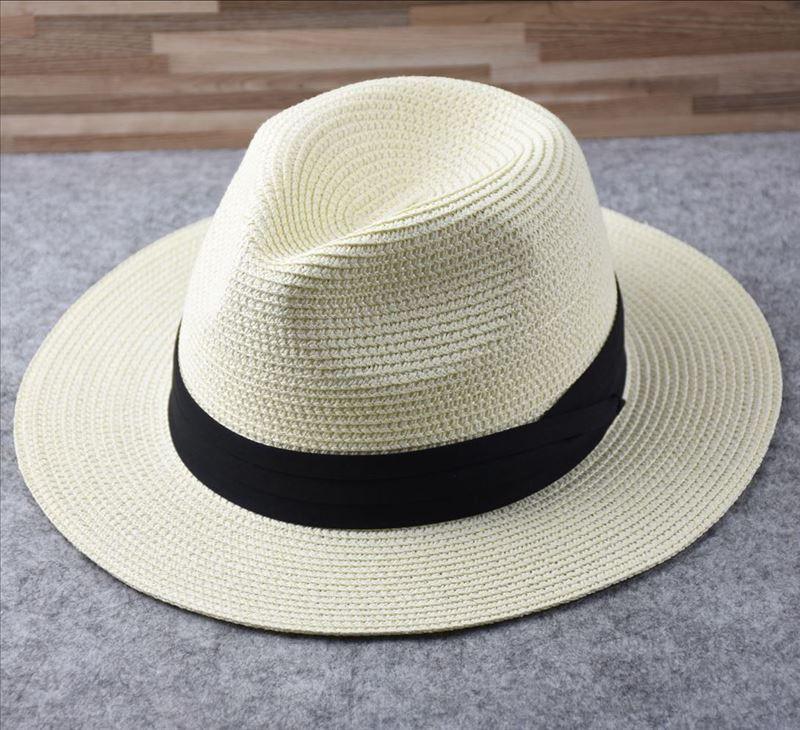 Chapeaux d'été d'extérieur pour hommes grande taille, chapeau de paille large bord pour dames, chapeau de paille de luxe unisexe, chapeaux de cérémonie classiques pour hommes, accessoires de fête