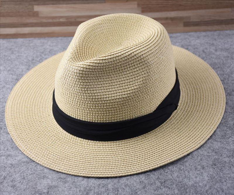 Chapeaux d'été d'extérieur pour hommes grande taille, chapeau de paille large bord pour dames, chapeau de paille de luxe unisexe, chapeaux de cérémonie classiques pour hommes, accessoires de fête