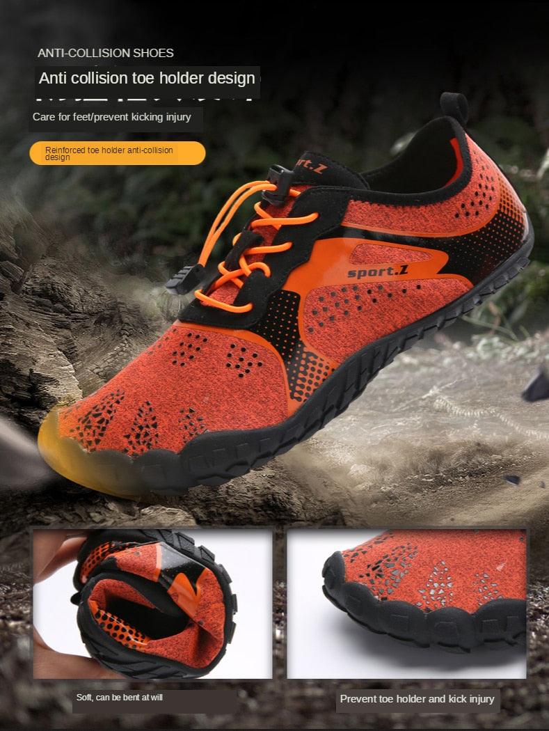 Chaussures d'eau de sport d'extérieur d'été pour hommes antidérapantes de plage, chaussures de rivière pieds nus, chaussures aquatiques à séchage rapide, pieds nus pour la plage, la natation, la rivière, la piscine, le lac, la randonnée, le kayak, le surf