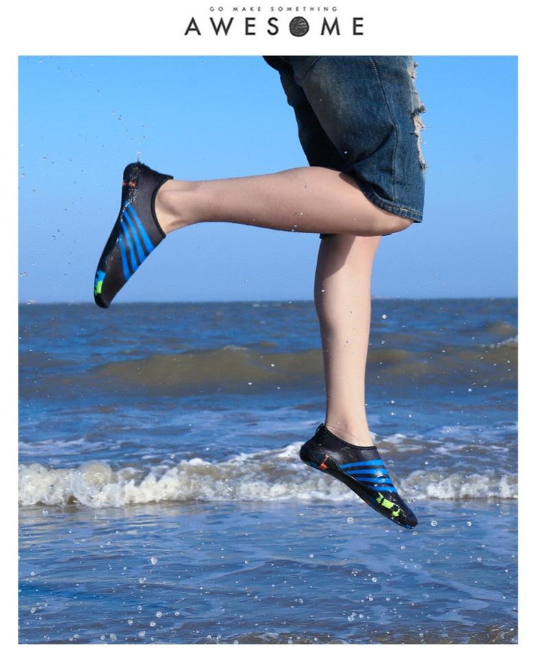 Chaussures d'eau de sport d'extérieur d'été pour hommes antidérapantes de plage, chaussures de rivière pieds nus, chaussures aquatiques à séchage rapide, pieds nus pour la plage, la natation, la rivière, la piscine, le lac, la randonnée, le kayak, le surf