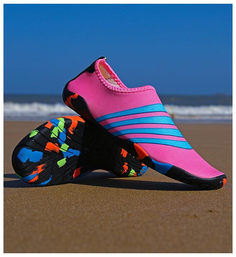 Chaussures d'eau de sport d'extérieur d'été pour hommes antidérapantes de plage, chaussures de rivière pieds nus, chaussures aquatiques à séchage rapide, pieds nus pour la plage, la natation, la rivière, la piscine, le lac, la randonnée, le kayak, le surf